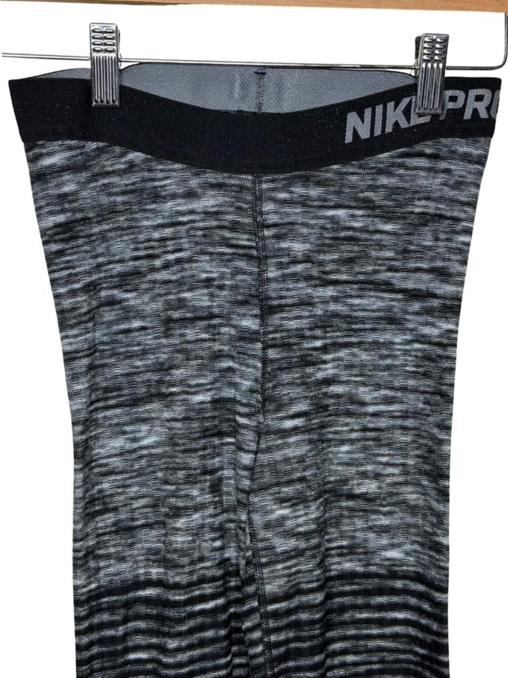 Nike Pro HyperWarm Nordic Gray Gradient Tight Leggings Stirrup Size Small - Picture 2 of 10